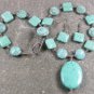 TURQUOISE NECKLACE/EARRINGS SET