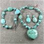 TURQUOISE NECKLACE/EARRINGS SET