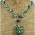 GREEN AFRICAN TURQUOISE NECKLACE