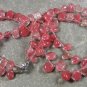 CHERRY QUARTZ 2ROW NECKLACE