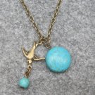 SWALLOW & TURQUOISE NECKLACE