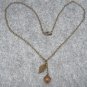 Handmade LEAF & HONEY JADE NECKLACE