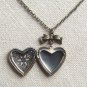 Handmade HEART PENDANT & BOWTIE NECKLACE
