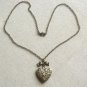 Handmade HEART PENDANT & BOWTIE NECKLACE