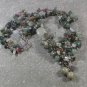 Handmade FANCY JASPER RUTILATED JASPER SMOKY CRYSTAL PEARLS NECKLACE
