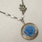 Handmade FLOWER LOCKET PENDANT BRANCH FRESH WATER PEARLS NECKLACE