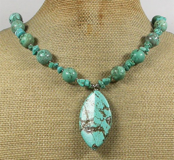 Handmade TURQUOISE NECKLACE