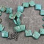 Handmade TURQUOISE Square NECKLACE