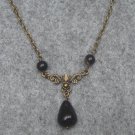 Handmade BLACK AGATE NECKLACE