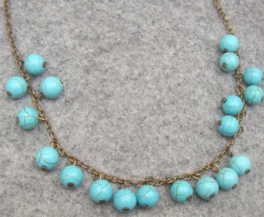 Handmade LOVELY TURQUOISE NECKLACE