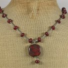 Handmade NATURAL BACCIATED JASPER NECKLACE