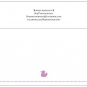 SWEET SIMPLICITY | 20ct - 5.5"x4" flat glossy photo BABY GIRL ANNOUNCEMENTS w matching envelopes
