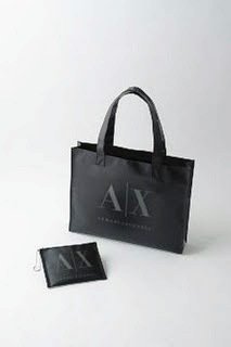 MB012 NEW JAPAN LIMITED ARMANI EXCHANGE TOTE BAG + COINS BAG SET