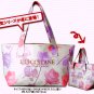 MB014 NEW JAPAN LIMITED L`OCCITANE ROSE FLORAL PRINT 2 WAY TOTE BAG