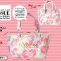 MB014 NEW JAPAN LIMITED L`OCCITANE ROSE FLORAL PRINT 2 WAY TOTE BAG