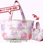 MB014 NEW JAPAN LIMITED L`OCCITANE ROSE FLORAL PRINT 2 WAY TOTE BAG