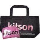 MB157 AUTH NEW JAPAN LIMITED KITSON TOTE BAG COSMETIC BAG SET 2 PCS