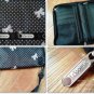 MB162 AUTH NEW JAPAN LIMITED LESPORTSAC BLACK PURSE CLUTCH BAG W/ STRAP