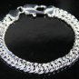 SB106 SILVER PLATED BRACELET FOR MEN 10MM