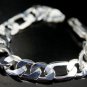 SB118 STERLING SILVER PLATED Â BRACELET FOR MEN 13MM