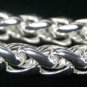 SB105&Acirc;&nbsp;STERLING SILVER PLATED BRACELET FOR MEN 7MM