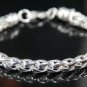 SB105&Acirc;&nbsp;STERLING SILVER PLATED BRACELET FOR MEN 7MM