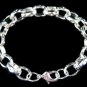 SB100Â STERLING SILVER PLATED BRACELET FOR MEN 11MM