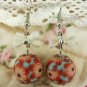 New Fimo Clay Ribbon Ball Dangle Hanmade Earrings