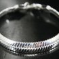 SB122 HUGE&Acirc;&nbsp;STERLING SILVER PLATED BRACELET FOR MEN 8MM