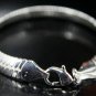 SB122 HUGEÂ STERLING SILVER PLATED BRACELET FOR MEN 8MM