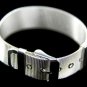 SB053Â STERLING SILVER PLATED BELT BUCKLE BANGLE