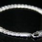 SB121 STERLING SILVER PLATED BRACELET  FOR MEN 7MM