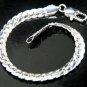 SB121 STERLING SILVER PLATED BRACELET FOR MEN 7MM