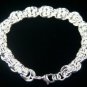 SB102Â STERLING SILVER PLATED BRACELET FOR MEN 10MM