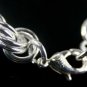 SB102Â STERLING SILVER PLATED BRACELET FOR MEN 10MM