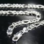SB097Â SILVER PLATED NECKLACE FOR MEN 10MM