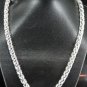 SB099Â 925 STERLING SILVER PLATED NECKLACE FOR MEN 6MM