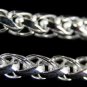 SB099Â 925 STERLING SILVER PLATED NECKLACE FOR MEN 6MM