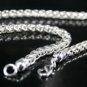 SB099Â 925 STERLING SILVER PLATED NECKLACE FOR MEN 6MM
