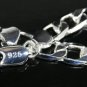 SB132 HUGEÂ STERLING SILVER PLATED BRACELET FOR MEN 12MM