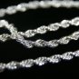 SB085Â SILVER PLATED TWIST NECKLACE FOR MEN 7MM
