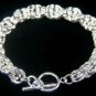 SB103Â STERLING SILVER PLATED BRACELET FOR MEN 10MM