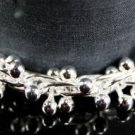 SB051 STERLING SILVER PLATED BEADS CHARM BRACELET