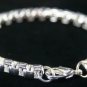 SB104 SILVER PLATED BRACELET FOR MEN 6MM