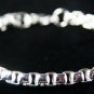 SB104 SILVER PLATED BRACELET FOR MEN 6MM