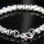 SB104 SILVER PLATED BRACELET FOR MEN 6MM