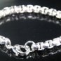 SB104 SILVER PLATED BRACELET FOR MEN 6MM