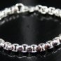 SB104 SILVER PLATED BRACELET FOR MEN 6MM