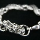 SB076 TIBETAN STERLING SILVER PLATED DRAGON BRACELET
