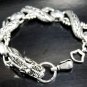 SB076 TIBETAN STERLING SILVER PLATED DRAGON BRACELET